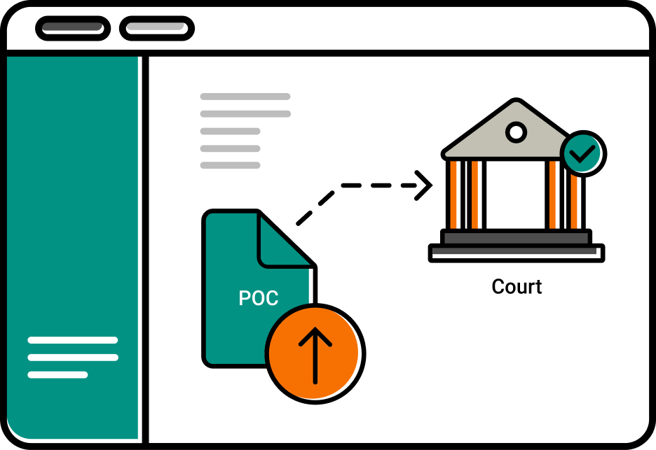 Step 3: File your Proof of Claim electronically